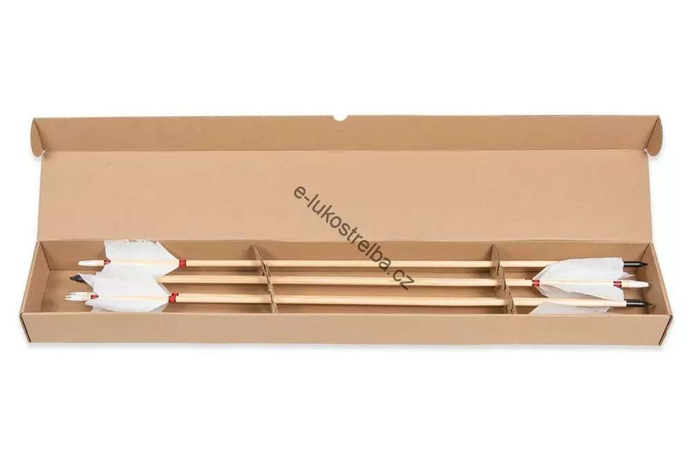 Buck Trail Flu-Flu - Dřevěné šípy - 6ks