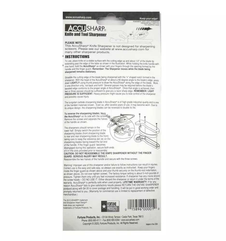 AccuSharp Knife Brousek na čepele