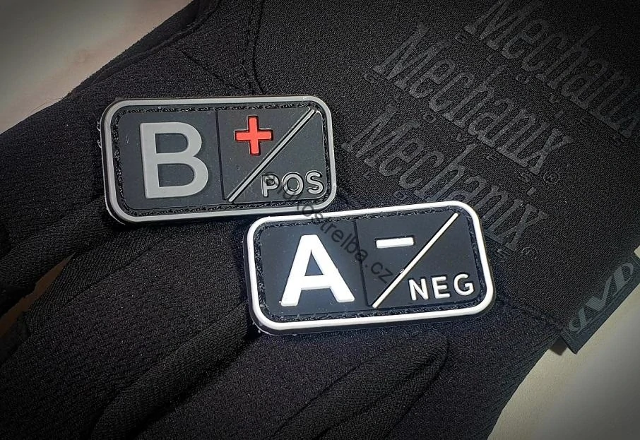 Blood Type PVC Patch