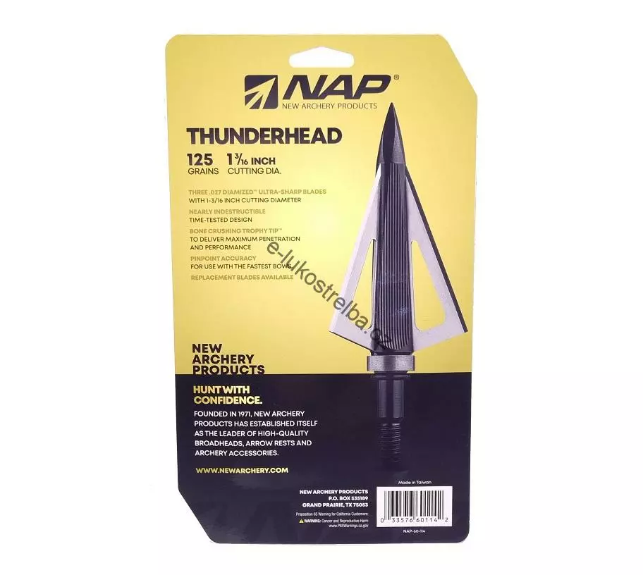NAP Thunderhead lovecké hroty - 5ks
