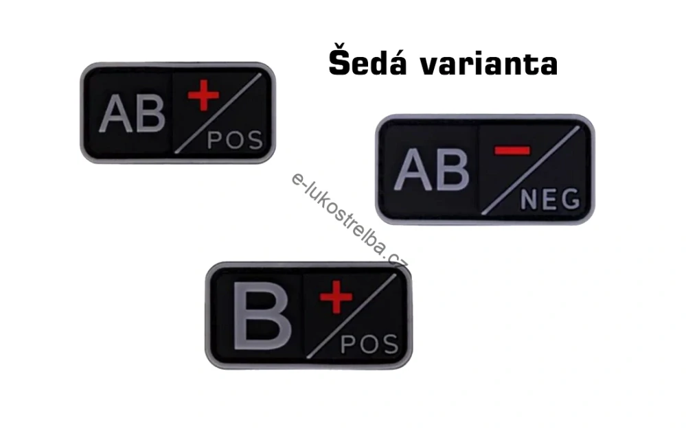 Blood Type PVC Patch