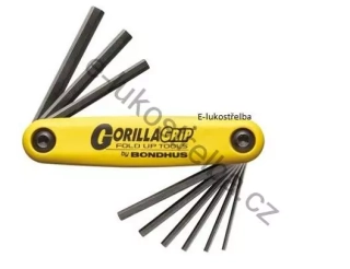 Bondhus Gorilla Grip sada imbusů US 5/64" - 1/4"
