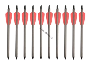 Ek PoeLang Cobra Adder 155gr Karbonový šíp do kuše 7,5" - 10ks