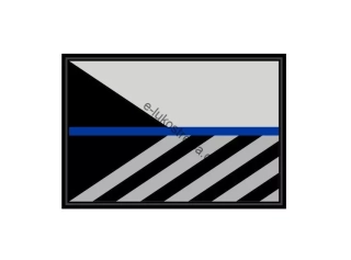 Česká republika Blue-Line nášivka PVC