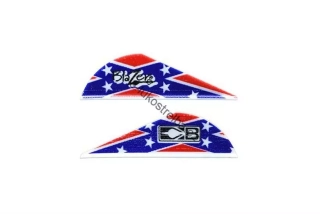 Bohning BLAZER Confederate Flag 2" křidélko (50mm)